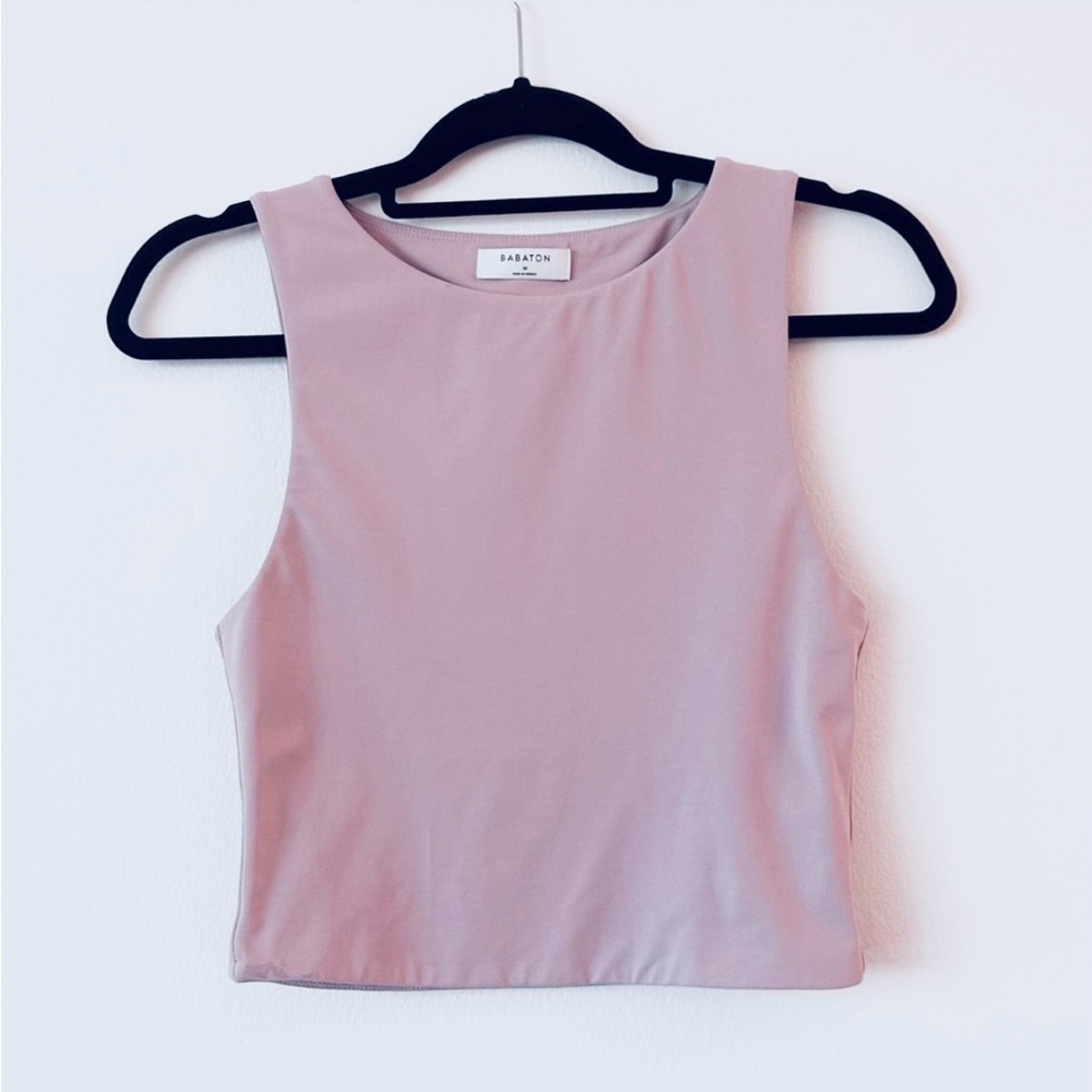nwot Babaton contour muscle tank Mauve dust M